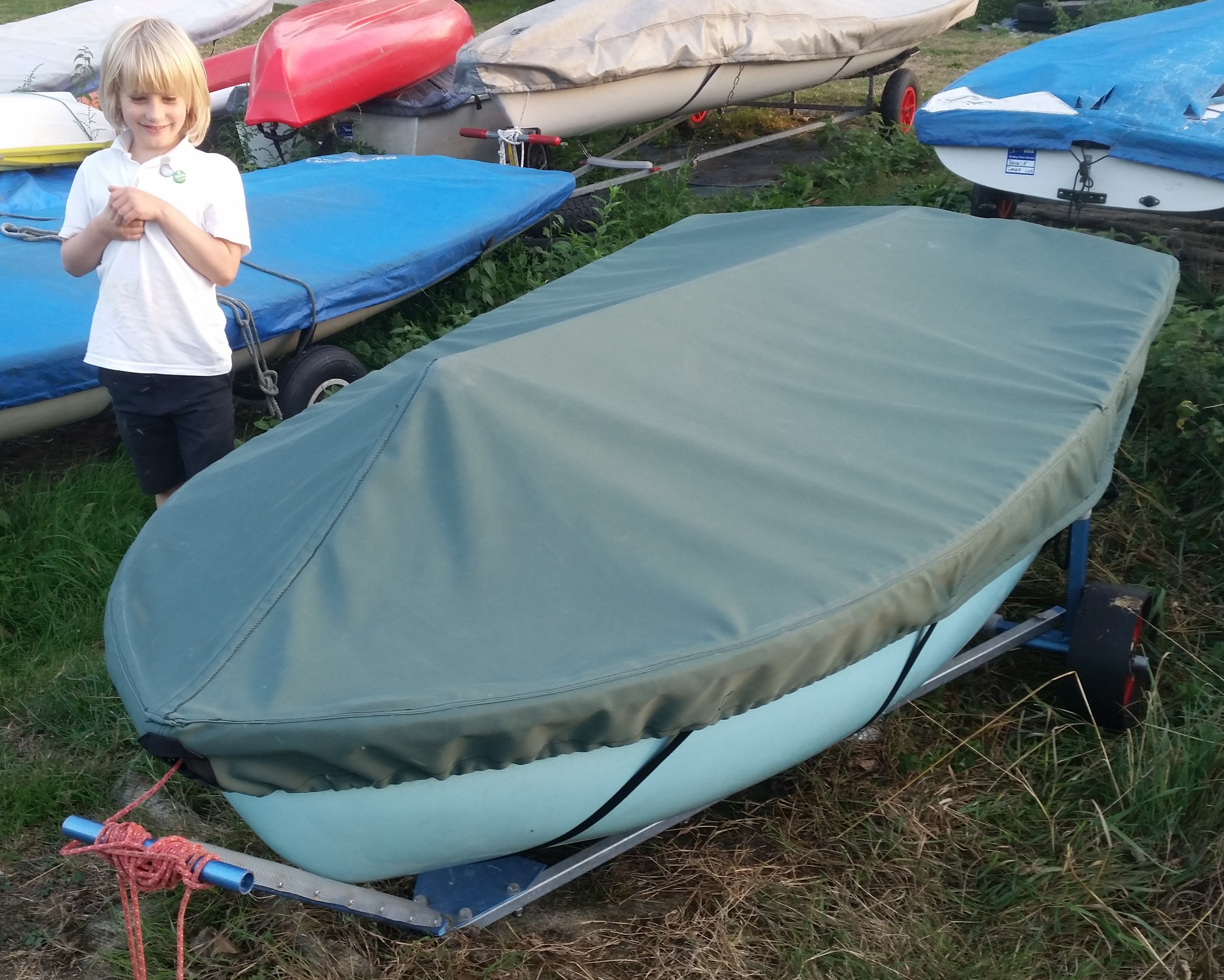 Blue Peter Dinghy Homemade Cover